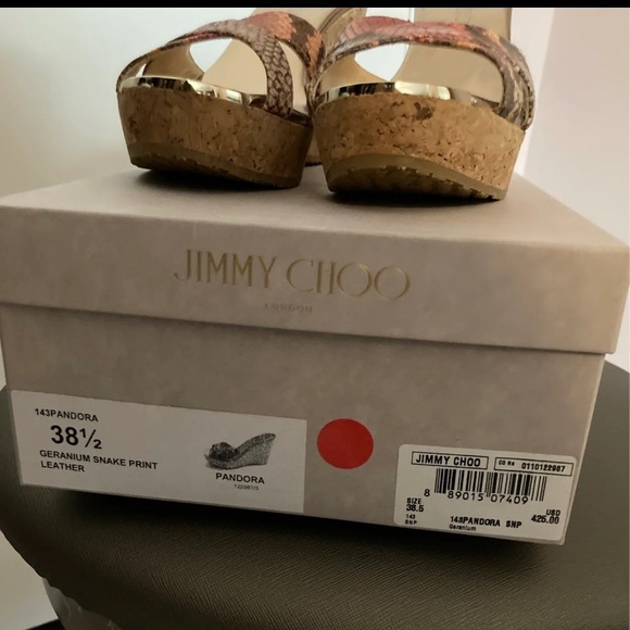Jimmy Choo new with box snake skin wedges - Picture 4 of 4